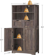 Iwell Tall Storage Cabinet - Image 3