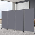 Room Divider 6FT Portable Room Dividers and Folding Privacy Screens, 4 Panel by HOMSCREENER