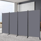 Room Divider 6FT Portable Room Dividers and Folding Privacy Screens, 4 Panel by HOMSCREENER