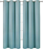 Stone Blue Thermal Blackout Curtains/42 x 95 Inch/Set of 2 Panels Room - Image 2