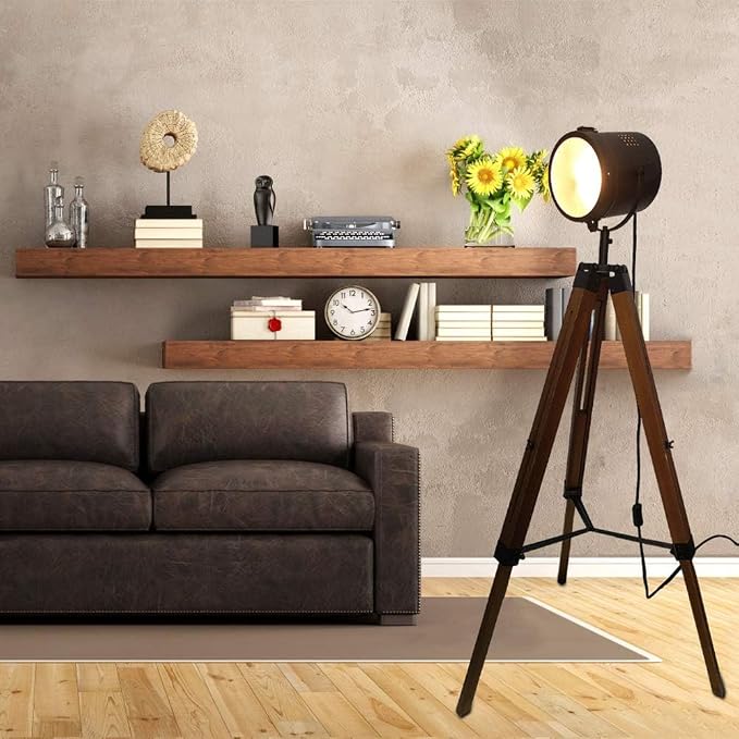 DEC LUCE DECOLUCE LIGHTING Vintage Industrial Tripod Floor Lamp - Image 7