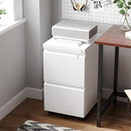 Letaya 2 Drawer Mobile File Cabinet - Image 9