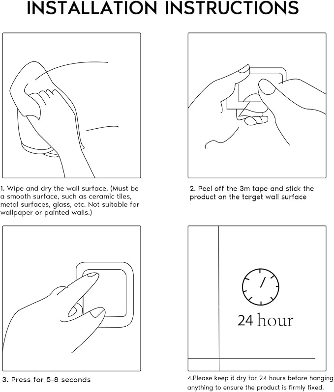 Taozun Adhesive Towel Holder - Image 5