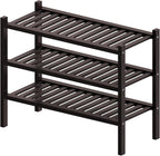 ROMGUAR CRAFT 3 Tier Bamboo Shoe Rack - Image 7