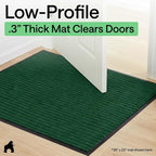 GORILLA GRIP Waterproof Traffic Guard Door Mat, 2 Pack Indoor Outdoor Durable - Image 9