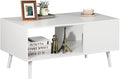 ZenStyle Mid Century Modern Coffee Table, Wooden Retro Coffee Table by ZenStyle