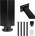 LCSDLHLSY 30 inch Adjustable Square Metal Table Legs, DIY Furniture Legs - Image 5
