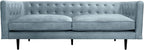 Armen Living Annabelle 80" Modern Bluestone Velvet Sofa by ArmenLiving