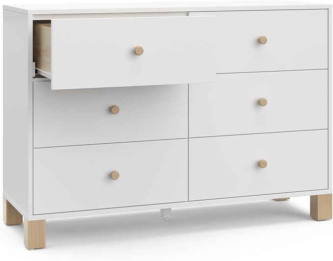 Storkcraft California 6-Drawer Double Dresser - Image 12
