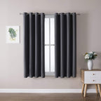 ChrisDowa Blackout Curtains for Bedroom and Living Room 45 Inches Long | 2 by ChrisDowa