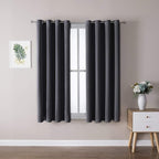 ChrisDowa Blackout Curtains for Bedroom and Living Room 63 Inches Long | 2 by ChrisDowa