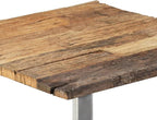 Coffee Table Solid Reclaimed Wood 21.7"x21.7"x15.7", Center Table, Side Table - Image 8