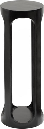 Kate and Laurel Dahl Modern Wooden Round Drink Table; 8 x 23; Black; - Image 8