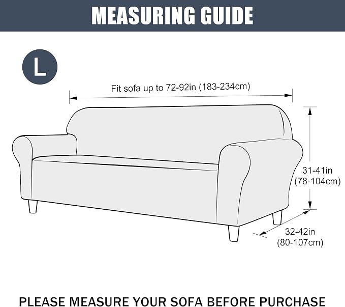 CONRUSER Stretch Sofa Slipcover, Soft Thick Velvet Couch Sofa Cover Furniture - Image 6