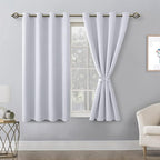 Blackout Curtains for Bedroom, 52 x 54 Inches Long, Window Curtains for Living - Image 8