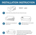 Loveseat Slipcover with 2 Pillow Cover - Image 4