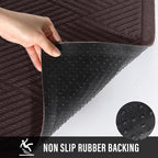 Sturdy Front Door Mat, Absorbent Muddy Dirt Resist Welcome Door Mats Outdoor - Image 4