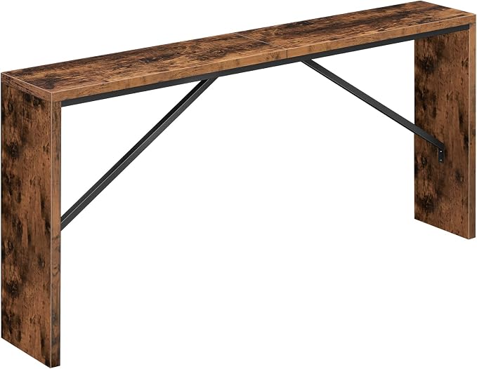 MAHANCRIS Console Table, 62.2" Long Sofa Table Behind Couch, Narrow Entryway by MAHANCRIS