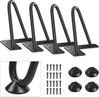 SMARTSTANDARD 7 Inch Heavy Duty Hairpin Furniture Legs, Metal Home DIY Projects by SMARTSTANDARD