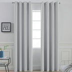 Yakamok Room Darkening Curtains 52x96 inch Length Light Grey-Living Room | 2 by Yakamok