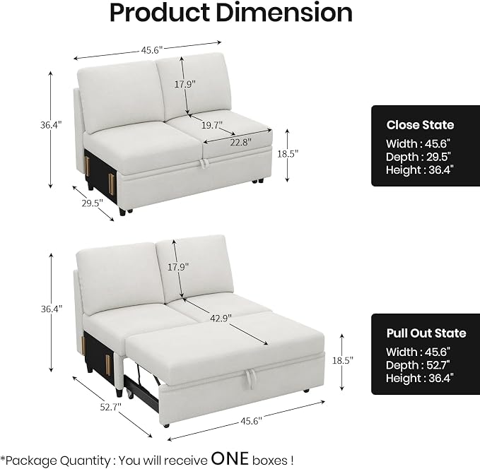 Belffin Sectional Sleeper Sofa - Image 3
