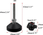 Antrader M8 Thread Leveling Feet - Image 2