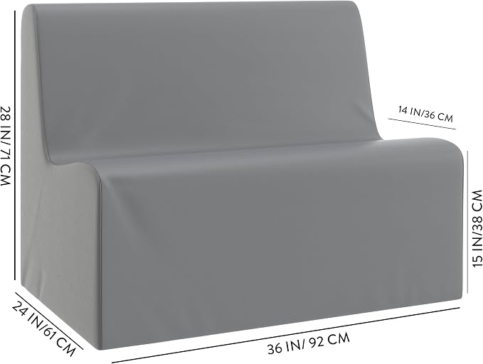Children's Factory Large Contour Sofa, Mix-and-Match Kids Chairs, Corner - Image 2