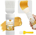 Liquid Gold Paint 6.35 Fl Oz, Non-Fading Gold Paint Finish by Anirun2-in-1PaintBrushRevolution