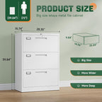 Letaya 3 Drawer File Cabinets - Image 3