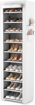 VTRIN Vertical Narrow Shoe Rack Organizer Tall Shoe Rack by VTRIN