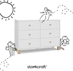Storkcraft California 6-Drawer Double Dresser - Image 8