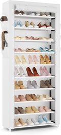 VTRIN Vertical Narrow Shoe Rack Organizer Tall Shoe Rack by VTRIN