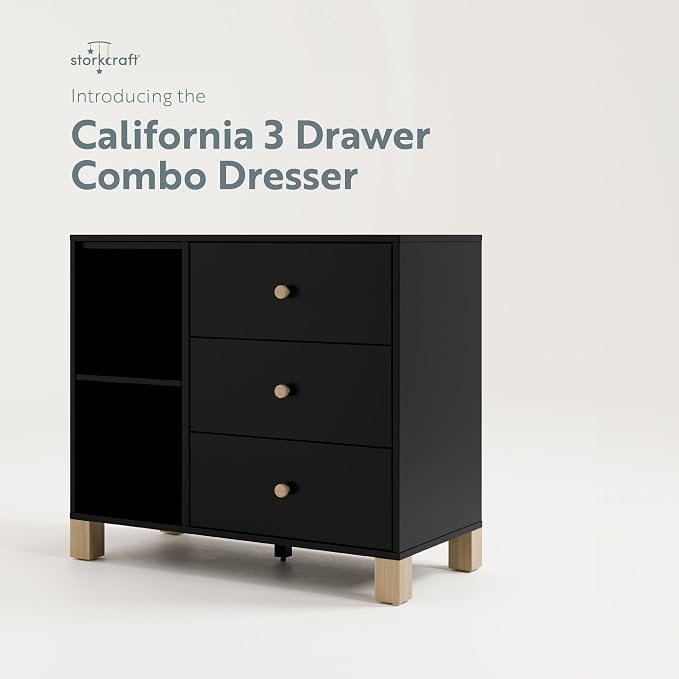 Storkcraft California 3 Drawer Combo Dresser – GREENGUARD Gold Certified - Image 5