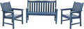 Stoog Outdoor Chairs & Bench Set, All-Weather Patio Furniture Set, Include 2 by Stoog