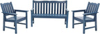 Stoog Outdoor Chairs & Bench Set, All-Weather Patio Furniture Set, Include 2 by Stoog