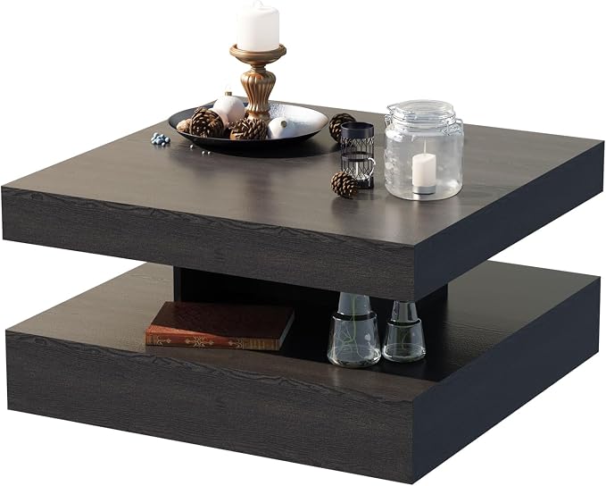 HedoAjim Black Led Coffee Table - Image 7