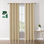 ChrisDowa Blackout Curtains for Bedroom and Living Room 84 Inches Long | 2 by ChrisDowa