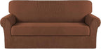 Turquoize Stretch Sofa Slipcover 2 Pieces Sofa Cover Couch Cover by Turquoize