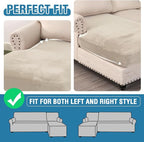 H.VERSAILTEX Velvet Stretch Individual Chaise Cover Sectional Couch Covers - Image 6