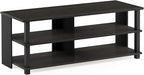 Furinno Sully 3-Tier Stand for TV up to 48 Inch, Espresso/Black - Image 3