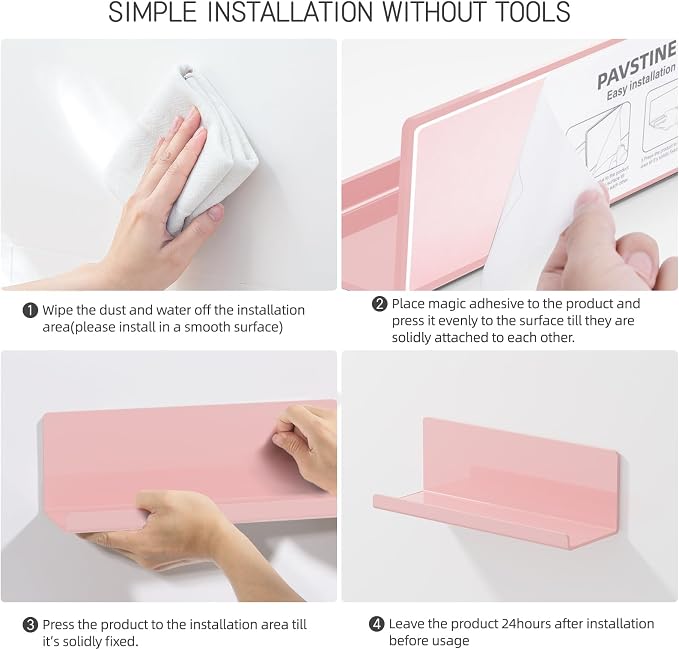 PAVSTINE Adhesive Floating Shelves - Image 7