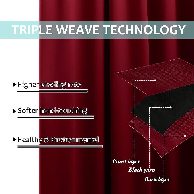 NICETOWN 100% Blackout Curtains - Image 6