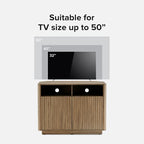 mopio Brooklyn Corner Storage Cabinet, Mid Century Modern Buffet, Entertainment - Image 5
