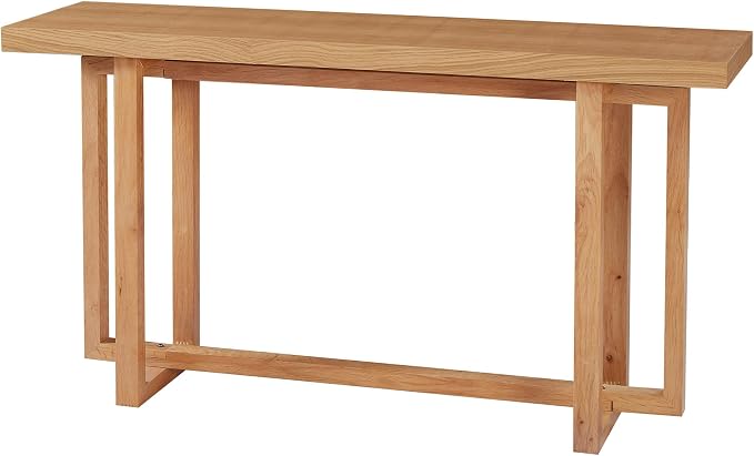 Console Table 59.05" Wood Narrow Entryway Modern Extra Long Decorative Sofa - Image 7