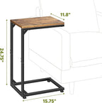 Simple Trending C Shaped End Table, TV Tray - Image 3