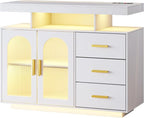 HNEBC LED Sideboard Buffet - Image 8