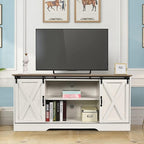 4 EVER WINNER TV Stand for 65 Inch TV for Living Room, Modern Farmhouse Barn - Image 5