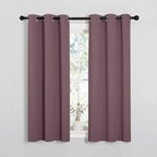 NICETOWN Window Curtain Panels, Dry Rose, 1 Pair, 34 by 54-inch, Thermal by NICETOWN