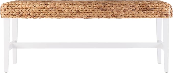 SEI Furniture Woven Coffee Table Bench - Image 4