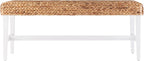 SEI Furniture Woven Coffee Table Bench - Image 4